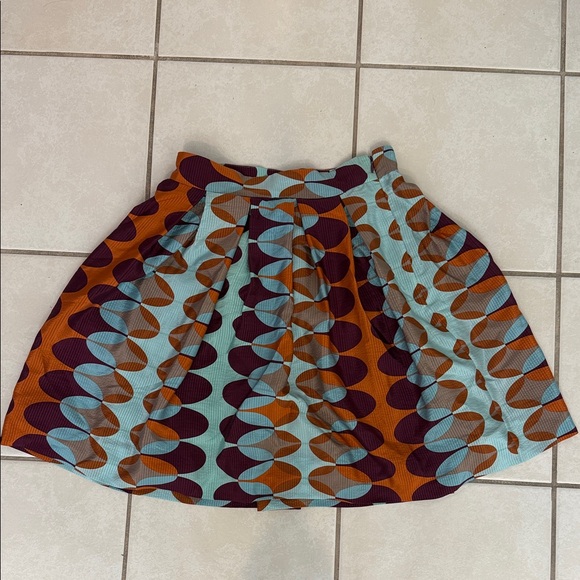 HD in Paris Dresses & Skirts - HD in Paris A-Line Skirt with Bold Pattern